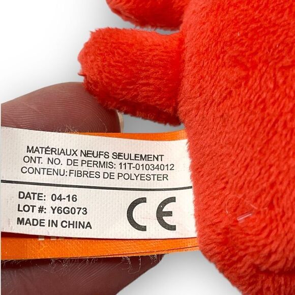 Giant Microbes Heart Stuffed Plush Bloodshot Eyes Red Version by Drew Oliver 5” - Picture 4 of 5